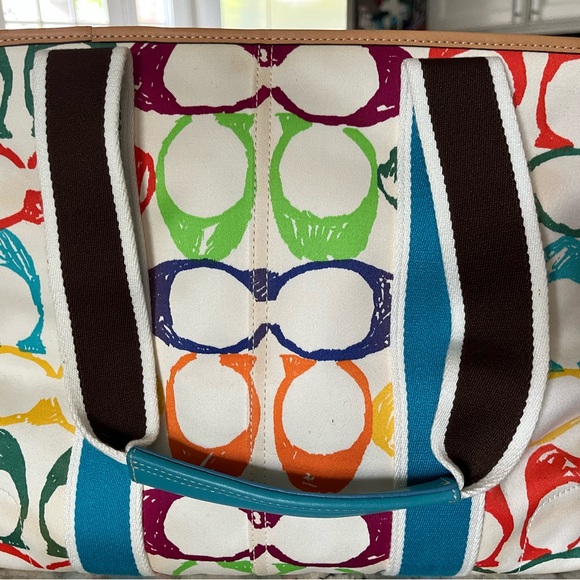 NWT Y2K Coach Scribble Tote - Picture 4 of 10
